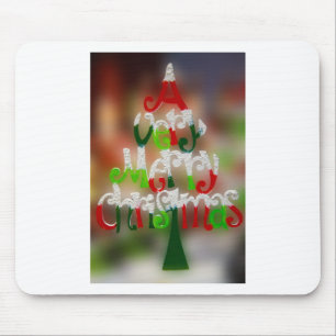 very merry christmas mouse mat