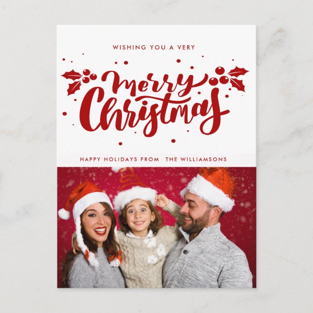 Very merry christmas postcard (Front)