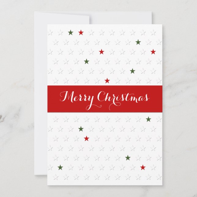 Very Merry Christmas Star Business Card (Front)