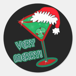 Very Merry! Classic Round Sticker