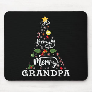 Very Merry Gigi Christmas Tree Ornament Lights Xma Mouse Mat