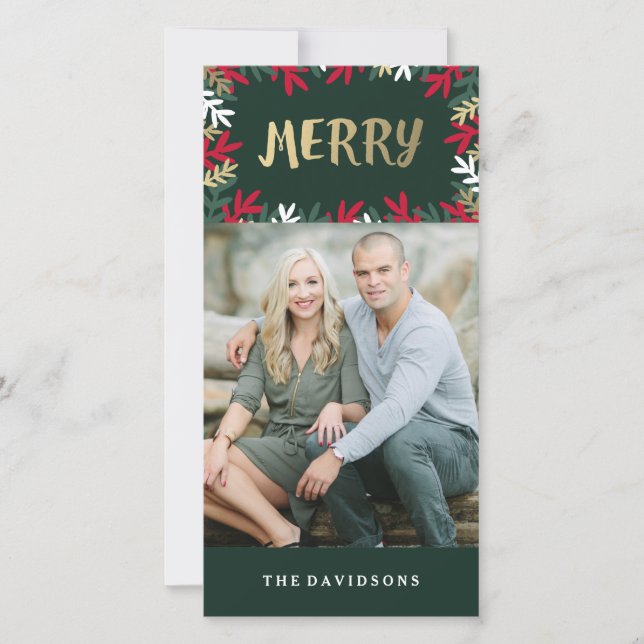 Very Merry Holiday Card (Front)