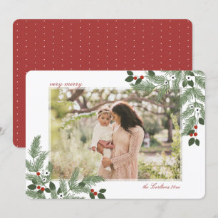 Very Merry Holiday Photo Card