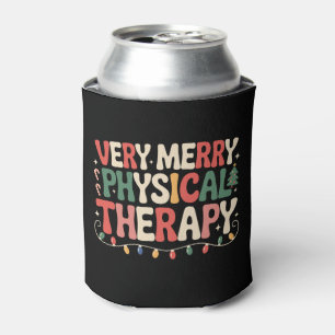 Very Merry Physical Therapy Christmas Tree Lights Can Cooler