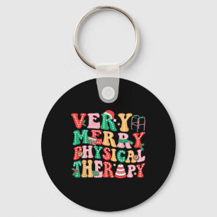Very Merry Physical Therapy Pt Christmas Physical Key Ring