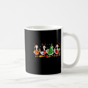 Very Merry Teacher Christmas Funny Goose Silly Hol Coffee Mug
