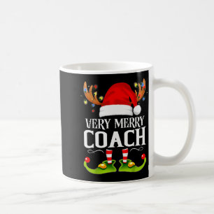 Very Merry X-mas Coach Matching Christmas  Coffee Mug