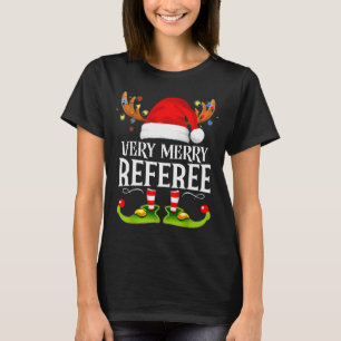 Very Merry X-mas Referee Matching Christmas T-Shirt