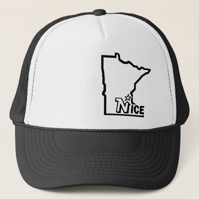 Very Minnesota Nice Trucker Hat (Front)