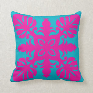 VERY MODERN HAWAIIAN QUILT PILLOW- pineapple Cushion