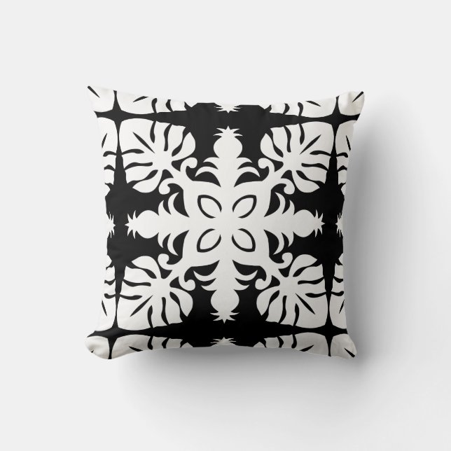 Very Modern Pineapple Print Pattern PIllow (Front)