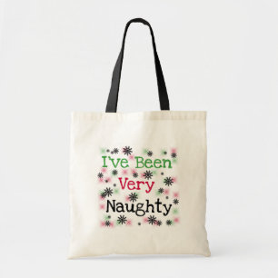 Very Naughty Holiday T-shirts and Gifts Tote Bag