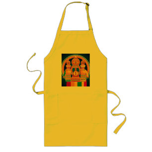 Very nice and very beautiful designs on long apron