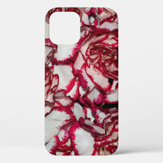 Very nice colourful carnation close up iPhone 12 case