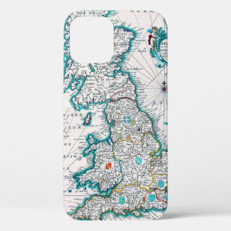Very Old Antique Map of Britannia Case-Mate iPhone 12 Case
