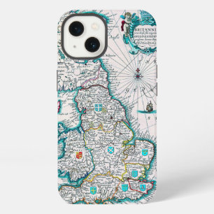 Very Old Antique Map of Britannia iPhone 13 Case