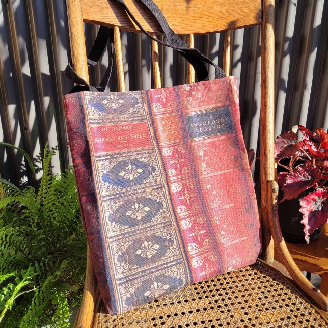Very Old Book Spines Tote Bag (Creator Uploaded)