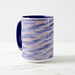 Very Peri Blue Water Abstract Art Mug