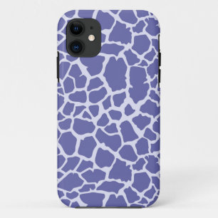 Very Peri Giraffe Print iPhone 11 Case