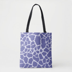 Very Peri Giraffe Print Tote Bag