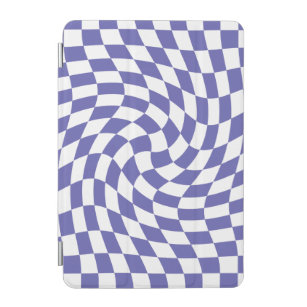 Very Peri Warped Checks Retro Psychedelic    iPad Mini Cover