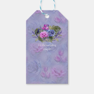 Very-peri Watercolor,Roses,Tulips Gift Tags