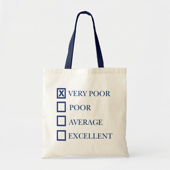 Very Poor Tote Bag (Front)