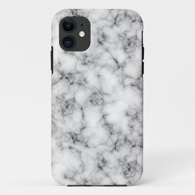 Very realistic White Marble natural stone Printed Case-Mate iPhone Case (Back)