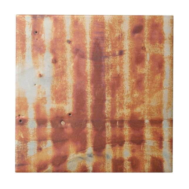 Very Rough Metal Exterior Wall of a Rural Outbuild Tile (Front)