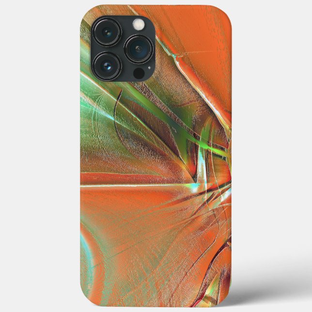 Very rough orange digital texture, grimy aged hue  Case-Mate iPhone case (Back)