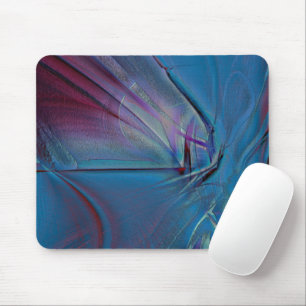 Very rough royal blue digital texture in aged hue mouse mat