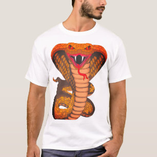 Very scary snake picture T-shirt design
