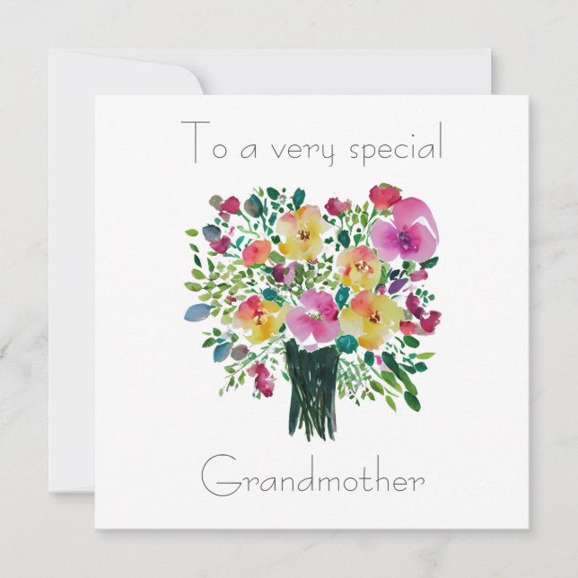 very special Grandmother (Front)