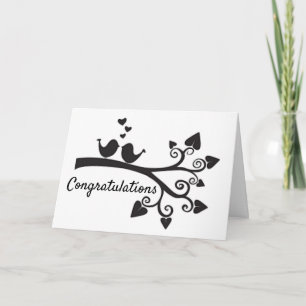 **VERY SPECIAL LOVEBIRDS** ON **WEDDING DAY" CARD