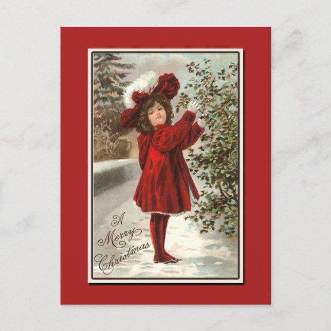 Very Stunning Vintage Christmas Card (Front)