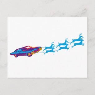 Very Supernaturnal Christmas Holiday Postcard