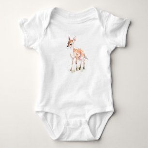 Very Sweet and Cute Baby Deer, Baby Shower Gift Bodysuit