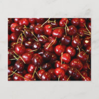 very sweet cherry portcard
