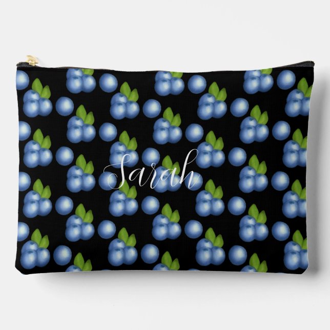 Very Sweet Summer Blueberries Accessory Pouch (Front)