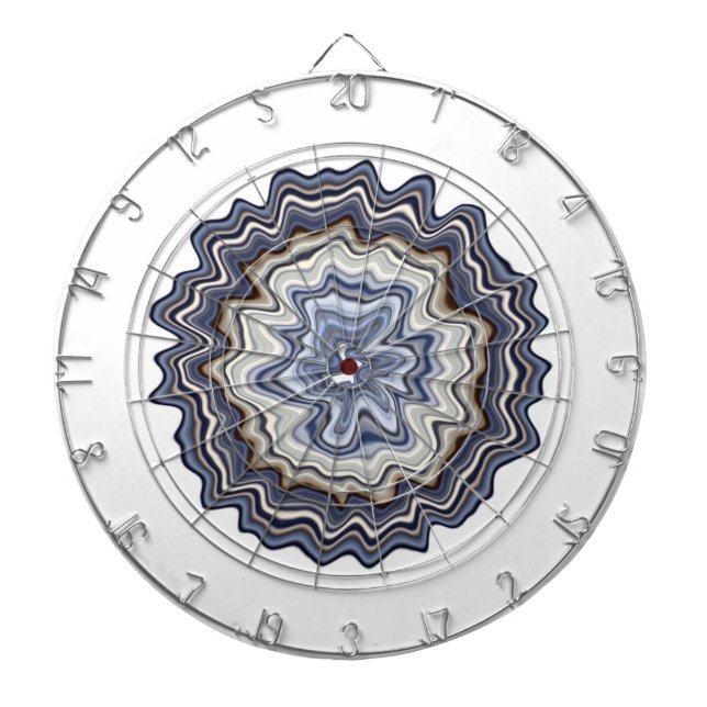 Very Unique Abstract Pattern Dartboard (Front)