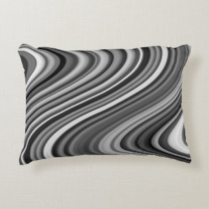 Very Unique Curvy Lined Pattern Decorative Cushion