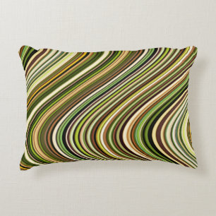 Very Unique Multi-Colour Curvy Line Pattern Decorative Cushion