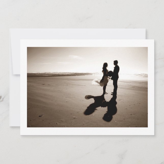 VERY UNIQUE WEDDING THANK YOU FROM B/G (Front)