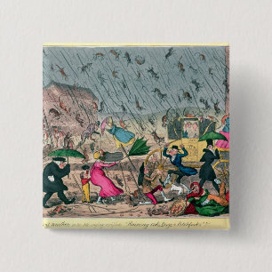 Very Unpleasant Weather, or the Old Saying 15 Cm Square Badge