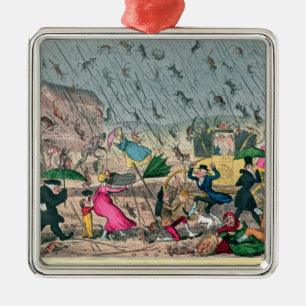 Very Unpleasant Weather, or the Old Saying Metal Tree Decoration