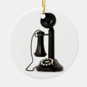 VERY VINTAGE TELEPHONE ORNAMENT