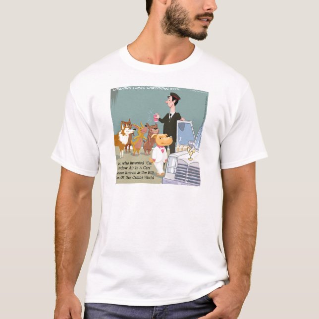 Very Wealthy Dog Funny T-Shirt (Front)