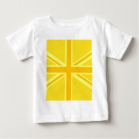 Very Yellow Union Jack British Flag