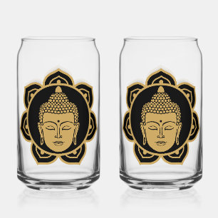 Vesak Buddha Can Glass