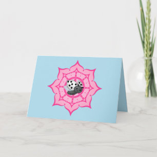 Vesak Buddha Ladybug Card